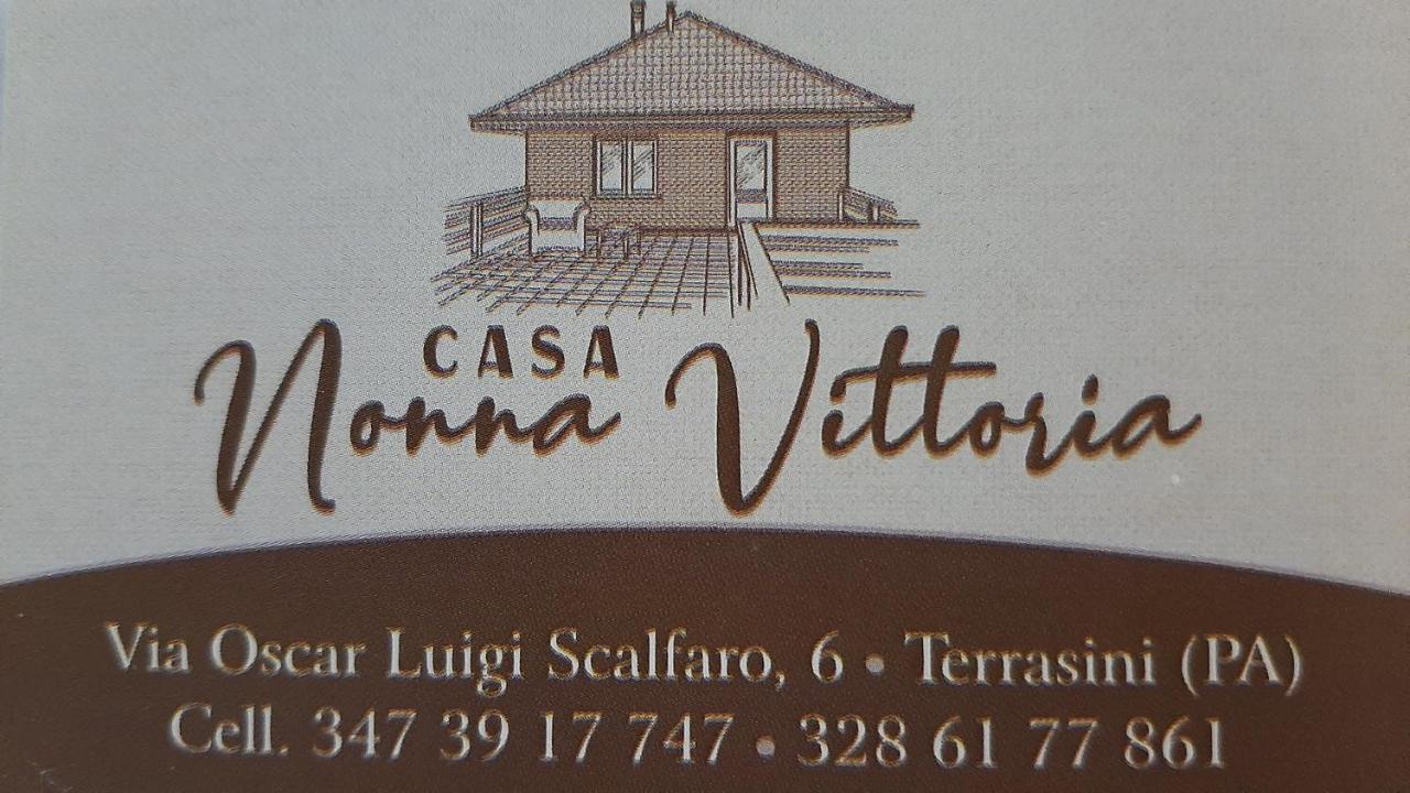 Casanonnavittoria Bed & Breakfast Terrasini Bagian luar foto